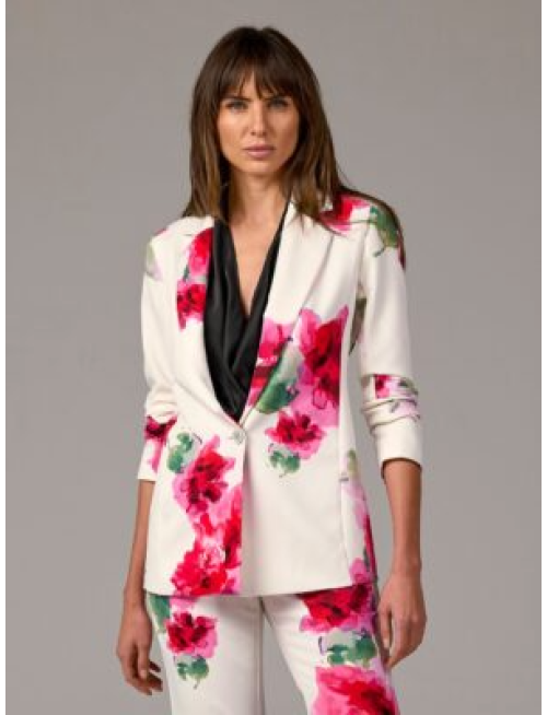 Painted Fleurs Relaxed Blazer Painted Fleurs