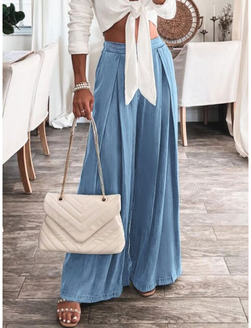 Beyond Travel Palazzo Pant Ivory Coast
